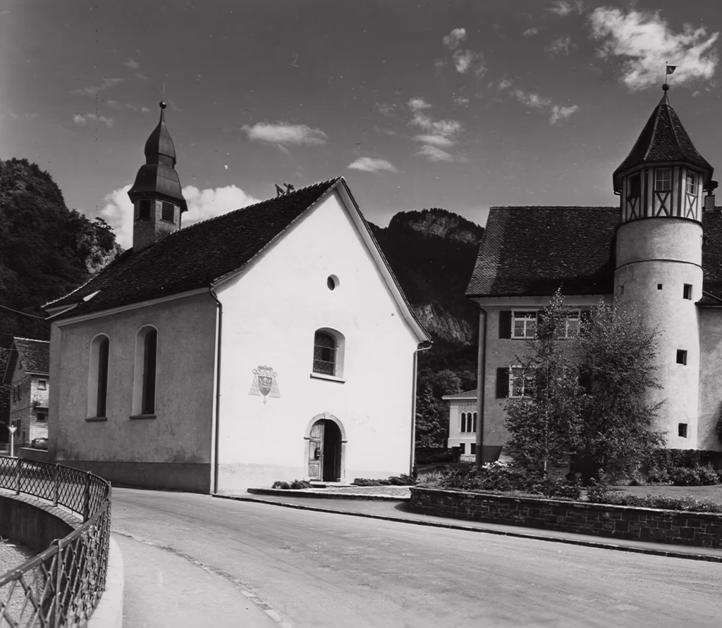 Kapelle St. Karl, Historische Ansicht