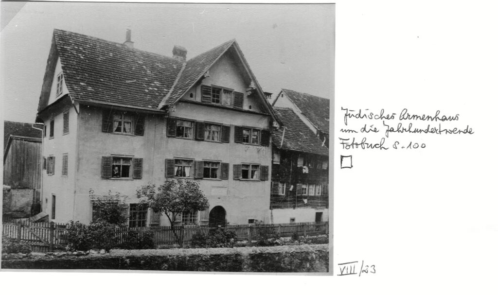 Ehem. Jüdisches Armenhaus, Historische Ansicht