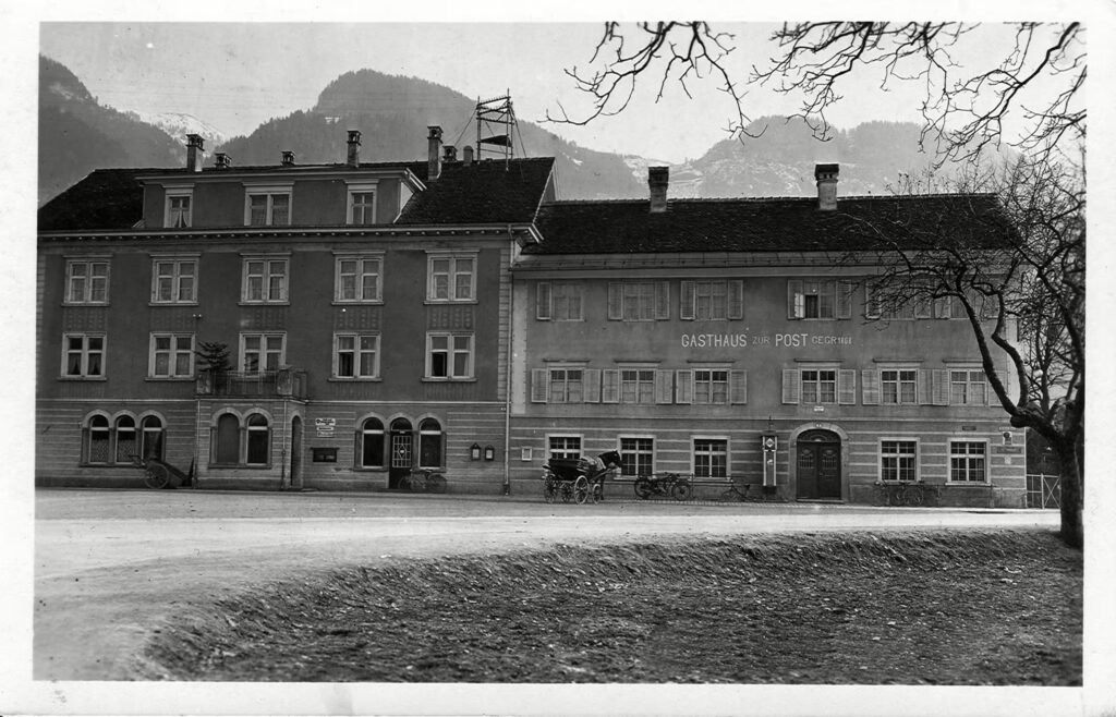Ehem. Postamt, Historische Ansicht