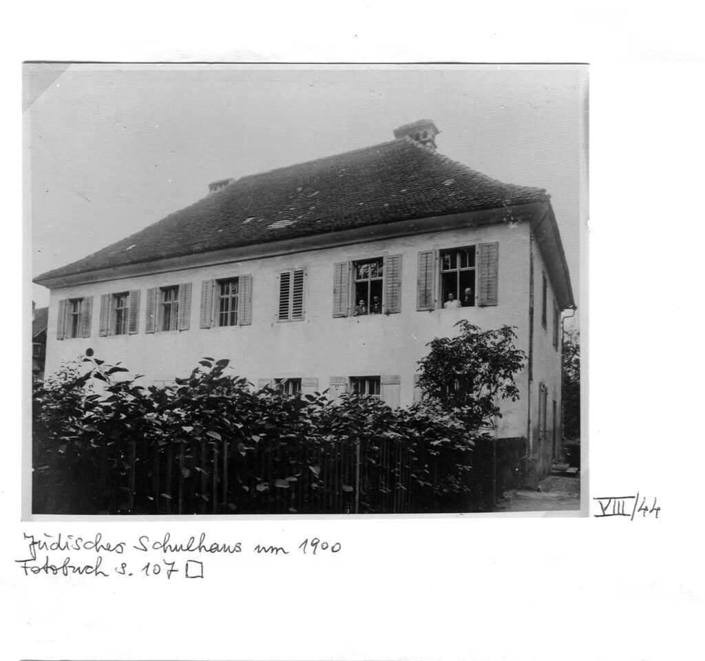 Ehem. Jüdische Schule, Historische Ansicht