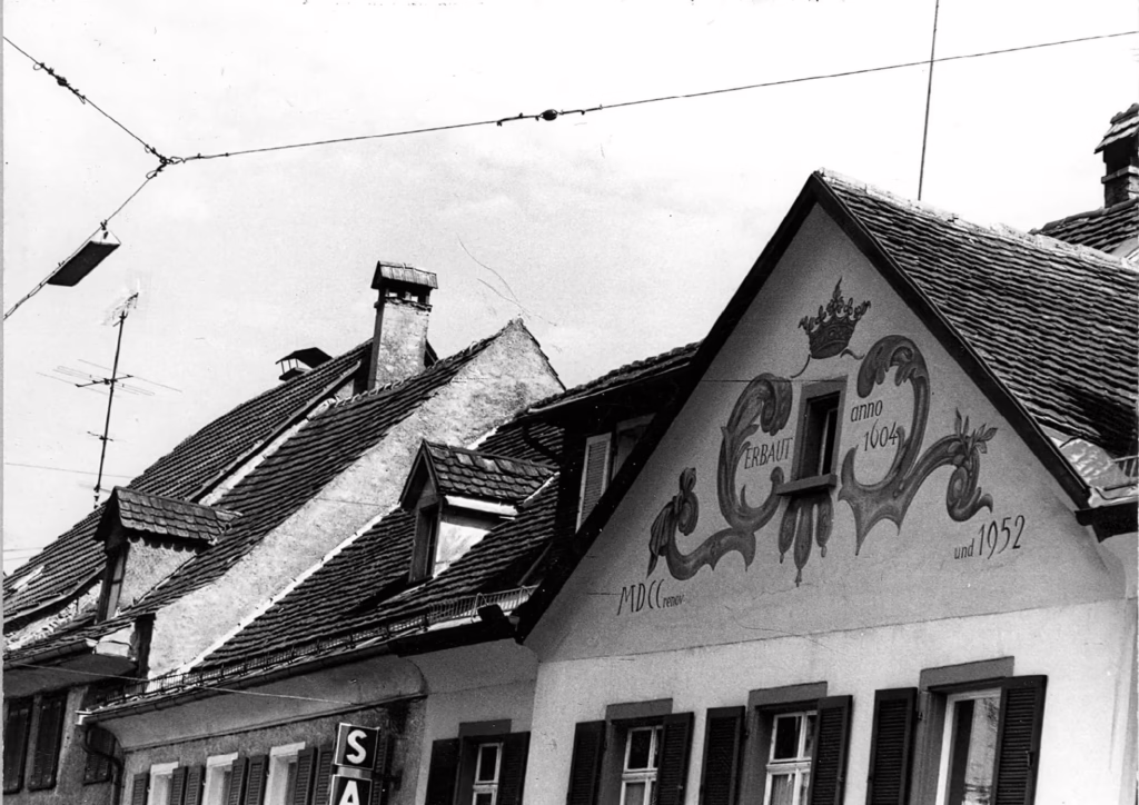 Ehem. Buchdruckerei, historische Ansicht